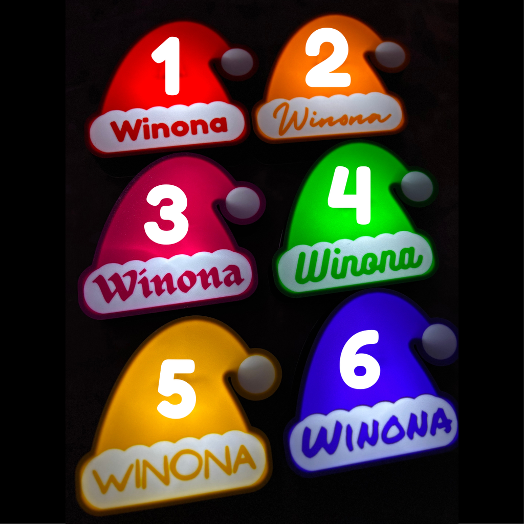 Mini Lightbox - Santa Hat