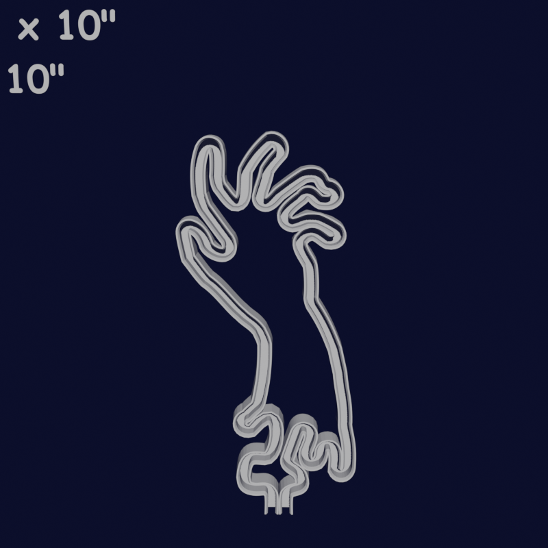 Zombie Arm - Desktop Frame